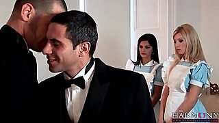 Dress, Maid, Foursome, Group