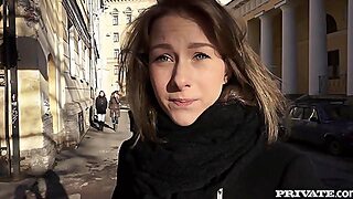 Russian Teen With Small Tits Gets Hammered Doggystyle