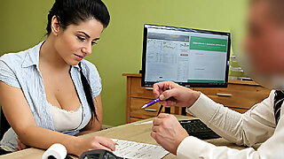 Loan4K. Big Tits And Booty Of Alex Makes Tricky Agent...