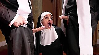 Silvia Saige Dresses As A Nun Loves To Eat Cum From Her Lovers