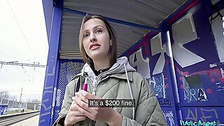 Outdoor Quickie At The Train Station With Charming Jessika Night