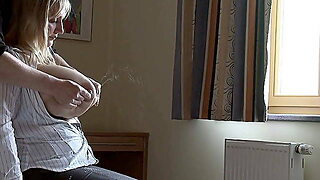 Guy Milks Wendy's Huge Lactating Tits