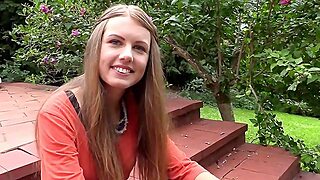 Enticing Gal With Cute Face Touches Sweet Pussy Solo At Home