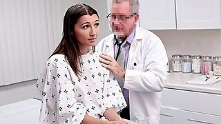 Spicy Young Babe Maya Woulfe Is Fucking With An Old Doctor