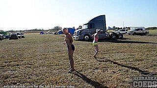 Conesville Boobs Biker Rally Topless Bull Riding And Amateur Contest
