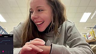 Emo, Vibrator, Public, Masturbation