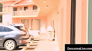 Breasty Stewardess Deauxma Slammed By Thick Knob Passenger In Cheap Hotel!