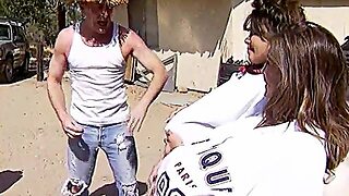 制服, 野外, 黒檀, 顔射