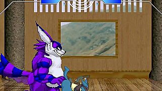 Mugen - Sex Play Large The Cat Dominates Lucario
