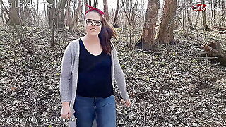 Mydirtyhobby - Big Ass Curvy Teen Gets An Outdoor Creampie 