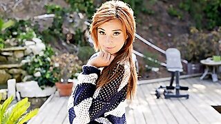 Sweet Redhead Kaylee Haze Screwed In The Doggy Style