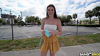 Fiona Frost With Natural Tits Gets Fucked In Doggy In The Car