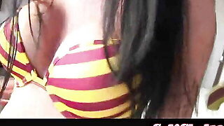 Josie Rubbing Bikini And Pussy On Dick Dancing