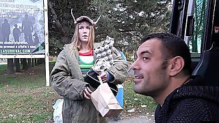 Car, Czech, Reality, Couple