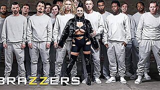 Bombshell Angela White Satisfies, Devours All Of The Hungry Cocks In The Room - Brazzers