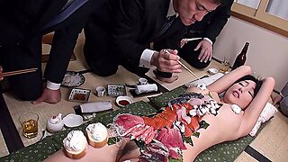 Japanese Slut Haruka Gets Her Hands On A Bunch Of Hard Dicks