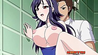 Pink Haired Babe Bends Over And Gets Drilled From Behind