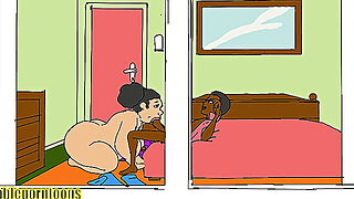 Big Dick Handyman Fucks Thick Ebony Redbone