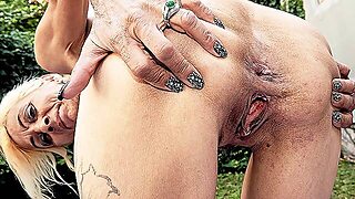 Skinny Grandma Show All Her Holes