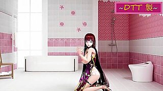 Honkai Impact Raiden Mei Undress Dance Hentai Mmd 3D - Red Hair Color Edit Smixix
