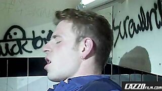 Toilet, Muscle, Oil, Bdsm