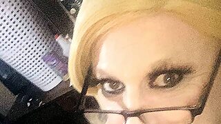 Crossdresser, Dress, Heels, Lingerie