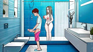 Sexnote Part 9 - Surprise In Shower