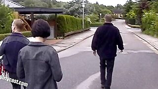 Lisa And Her Cuckold Outdoor Threesome