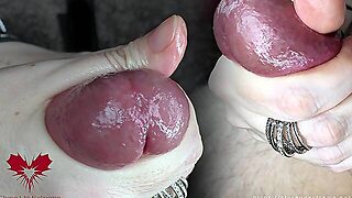 A Horny Cock Treatment - Close-Up Of The Orgasm Control
