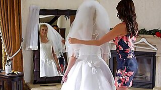 Bridesmaid Anissa Kate & Bride Kate Frost Share The Groom In A 3Some