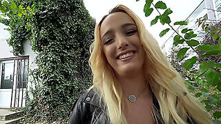 Cute Blonde Anna Khara Rides Cock Pov For Money
