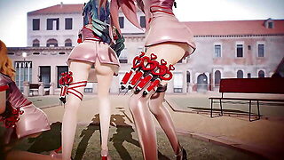 Mmd R-18 Anime Girls Sexy Dancing (Clip 34)