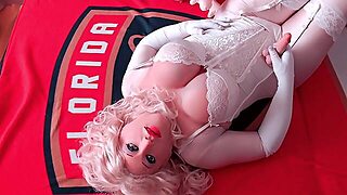 Super-Hot Protection Female In Couch 8