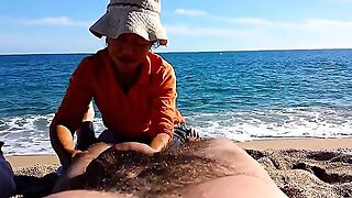 Sexy Asian Lady Delivers A Fabulous Massage On The Beach