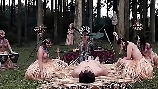 Japonesa Viciosa, Sexo En Grupo Al Aire Libre, Japonesas Con Uniforme