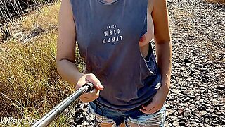 Wifey Struts Her Stuff In A Ripped Shirt