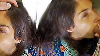 Very Deep Throat, Swallow, Cum, Oral, Blowjob, Amateur, Gonzo, Pov. Lisichka Mila Fox