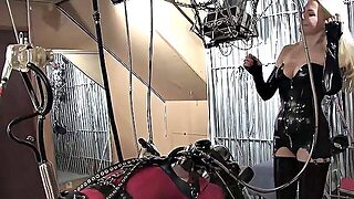 Femdom Milf Torments Sub With Sex Toy In Bdsm Session