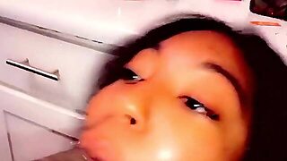 Small Ebony Gets Throat-Fucked By Bbc For Slow Dinner