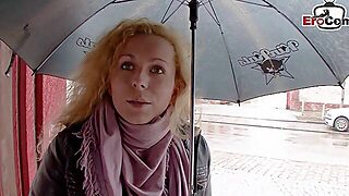 Normal German Persuaded To Have Sex Movie On The Street