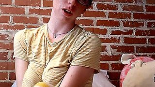 命令, メガネ, けいれん, 尻