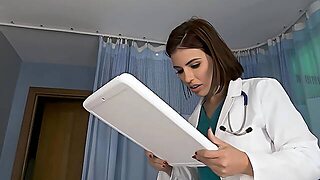This Naughty Doctor Will Make Your Wildest Creampie Dreams Come True! Watch As She Strips Down To He