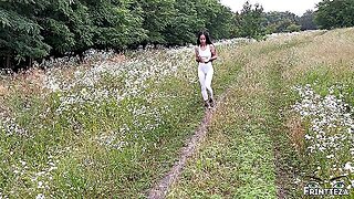 Ukrainian, Cum In Mouth, Swallow, Public