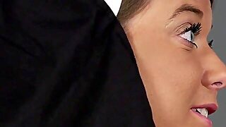 Busty Chubby Nun Gets Cum Blasted