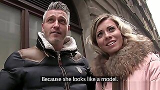 Cuckold Husband, His Wife Fucks For Money