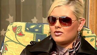 Kinky Woman Brought Hot Blonde To Her Husband