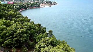 ギリシャ人, ストッキング, イマラチオ, 大きなお尻