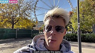 Greek Agent Meets Sakis With Lila Evance