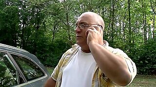 German Ugly Bbw Swallows Strangers Cum