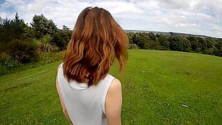 Cumonanna - Double Facial In Public Park